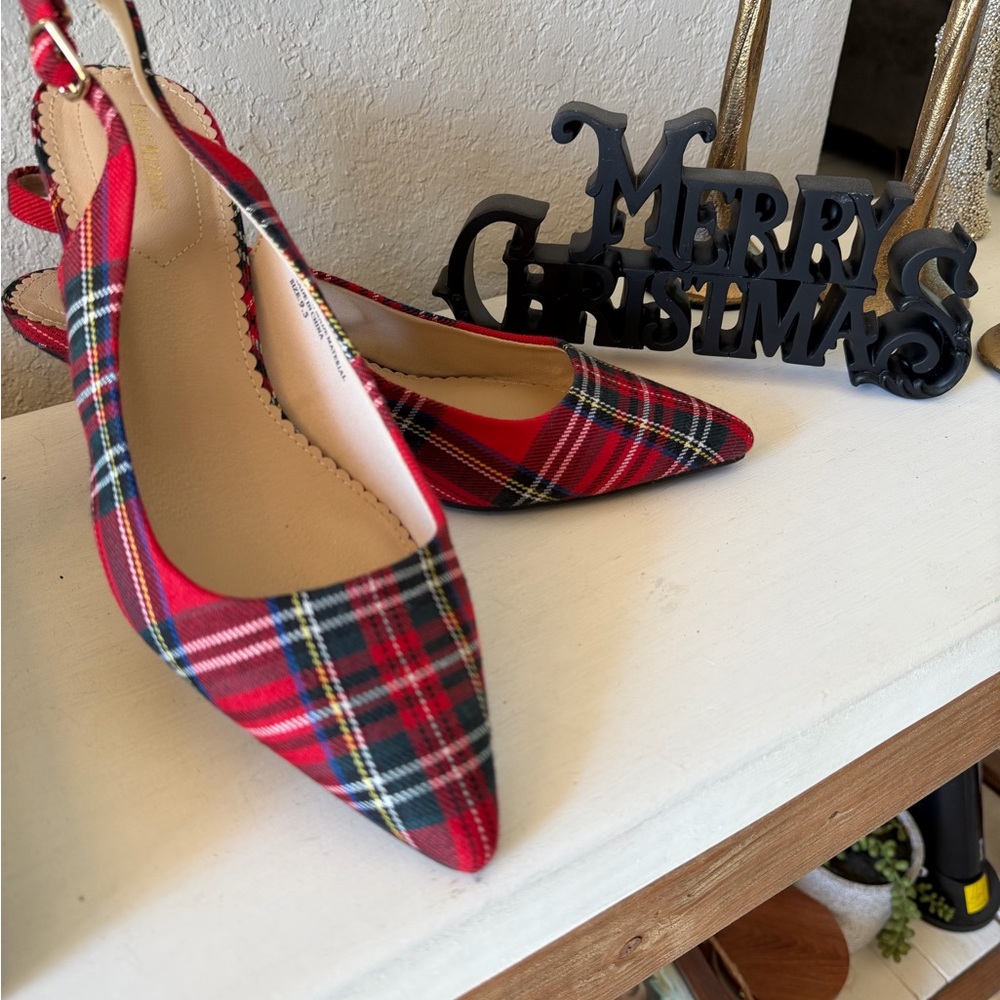 Perfect Holiday Plaid Shoe